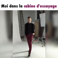 Quand on essaye ses nouvelles fringues