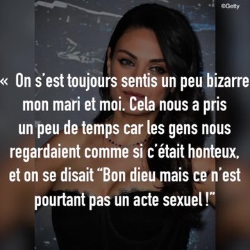 Mila Kunis défend le droit d’allaiter son enfant en public