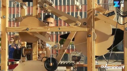 Une machine créatrice de musique, en pleine rue !