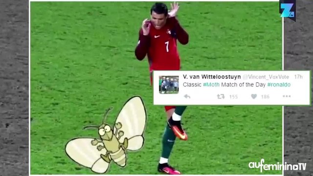 Cristiano Ronaldo, sauvé par un papillon de nuit !