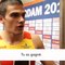Hortelano apprend en interview qu'il est champion d'Europe du 200m