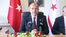 BRÜKSEL - KKTC Cumhurbaşkanı Tatar, Guterres ile görüşmesi sonrası açıklamalarda bulundu (1)