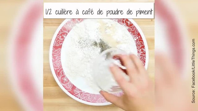 Une recette de poulets frits en forme d'anneaux