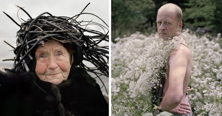 Cette série de photographies rend hommage à la nature et aux personnes âgées