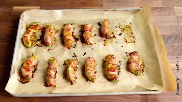Une recette de bacon et avocats frits