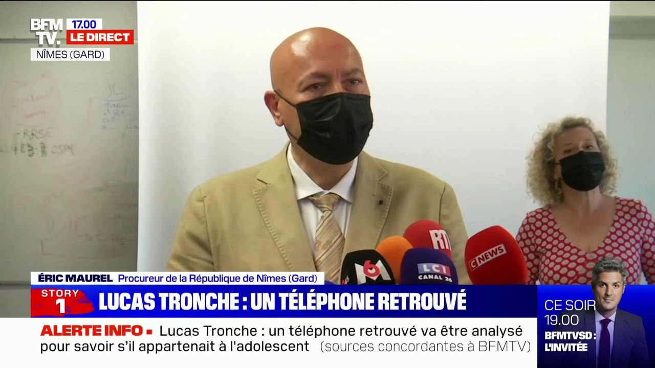 "Il est désormais quasiment certain que le blouson [découvert] était celui de Lucas Tronche", selon le procureur