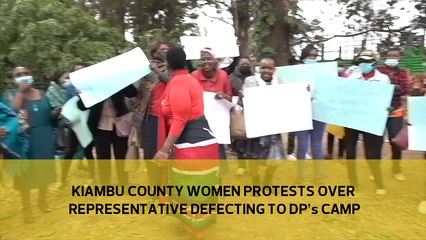Kiambu county women protests over women representative defecting to DP's camp