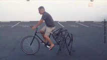 Cet homme a inventé un vélo avec des jambes