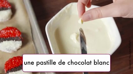 Une recette d'oréo en forme de pokeball