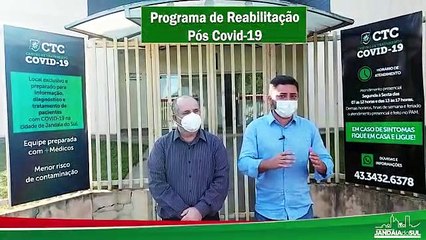 Jandaia do Sul lança programa de reabilitação pós covid-19