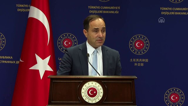 ANKARA - Dışişleri Bakanlığı Sözcüsü Bilgiç: 'Yunan tarafının Atina Mutabakatını alenen ihlal etmesini ellerimiz bağlı şekilde izlememiz beklenmemelidir'