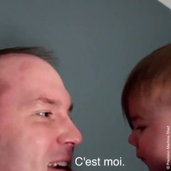 Ces enfants n'aiment pas que leur papa se rase la barbe