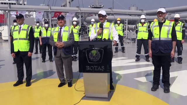 HATAY - Bakan Dönmez: 'Ertuğrul Gazi'nin ilk gaz dolum operasyonunu, 29 Haziran'da gerçekleştireceğiz'