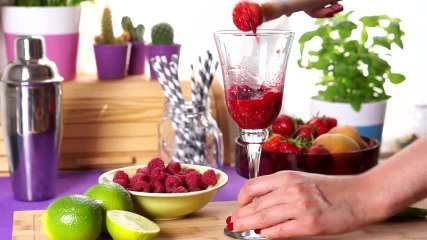 Mojito à la framboise