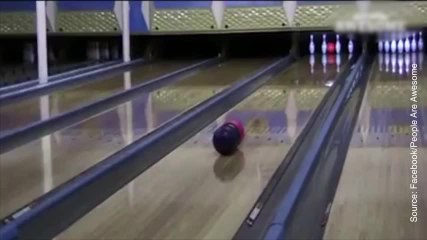 Voici le roi du bowling !