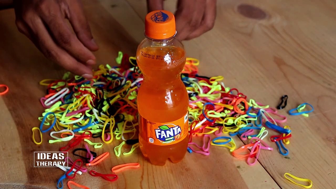 Fanta Vs Rubber Bands | Latest Experiment Challenge Video | Ideas Therapy