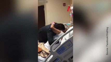 Le soir de son bal de promo, il rend visite à son grand-père