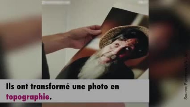 George a créé une galerie d’art spécialement pour les aveugles