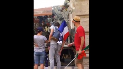 Ce fan portugais piège un supporteur français et c'est très bien joué