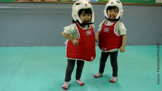 Le plus adorable des combats !