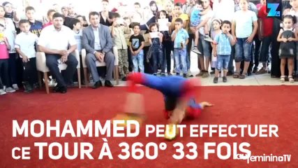 À 12 ans, Mohammed va entrer dans le Livre des Records