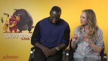 Rencontre avec Omar Sy et Audrey Lamy pour Angry Birds (Interview)