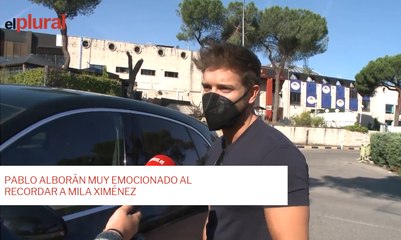 Pablo Alborán muy emocionado al  recordar a Mila Ximénez