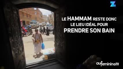 Yémen : au hammam, loin des bombes, loin du stress