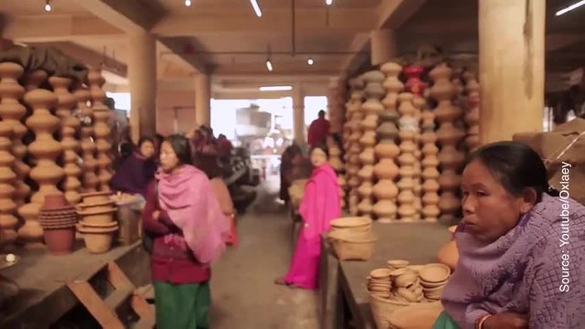 Un marché où seules les femmes peuvent travailler