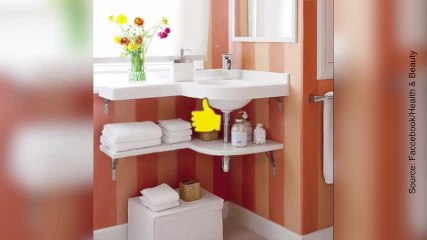 Скачать видео: Plus de rangements et d’organisation dans votre salle de bain