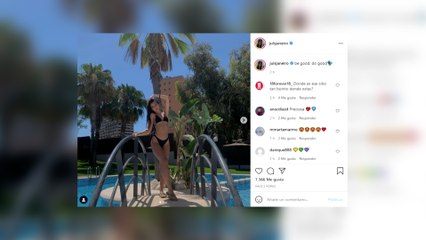 Julia Janeiro explota su faceta de influencer con un espectacular posado en Bikini