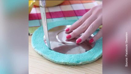 Un gâteau tout en couleurs pour le printemps !