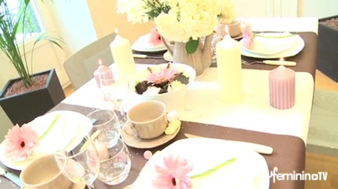 Décoration de table : une décoration de table fleurie