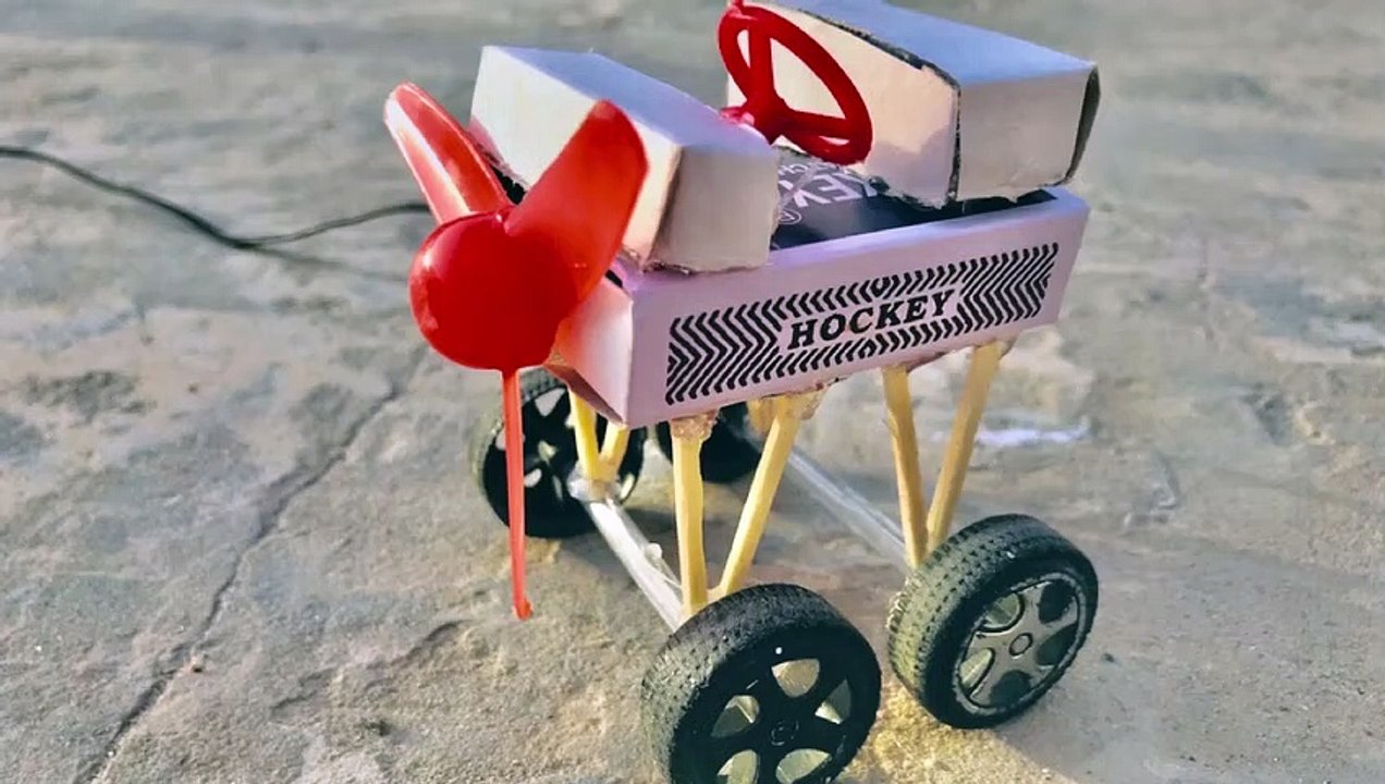 How to make car with DC Motor | matchbox car