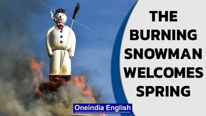 The Burning Snowman | Zurich Celebrates the Spring | Quirky customs | Oneindia News