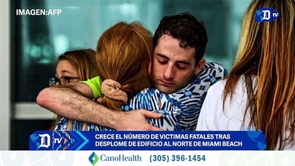 Crece el número de victimas fatales tras desplome de edificio al norte de Miami Beach | El Diario en 90 segundos