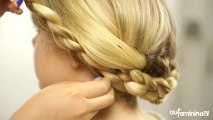 Tuto : un chignon tressé romantique