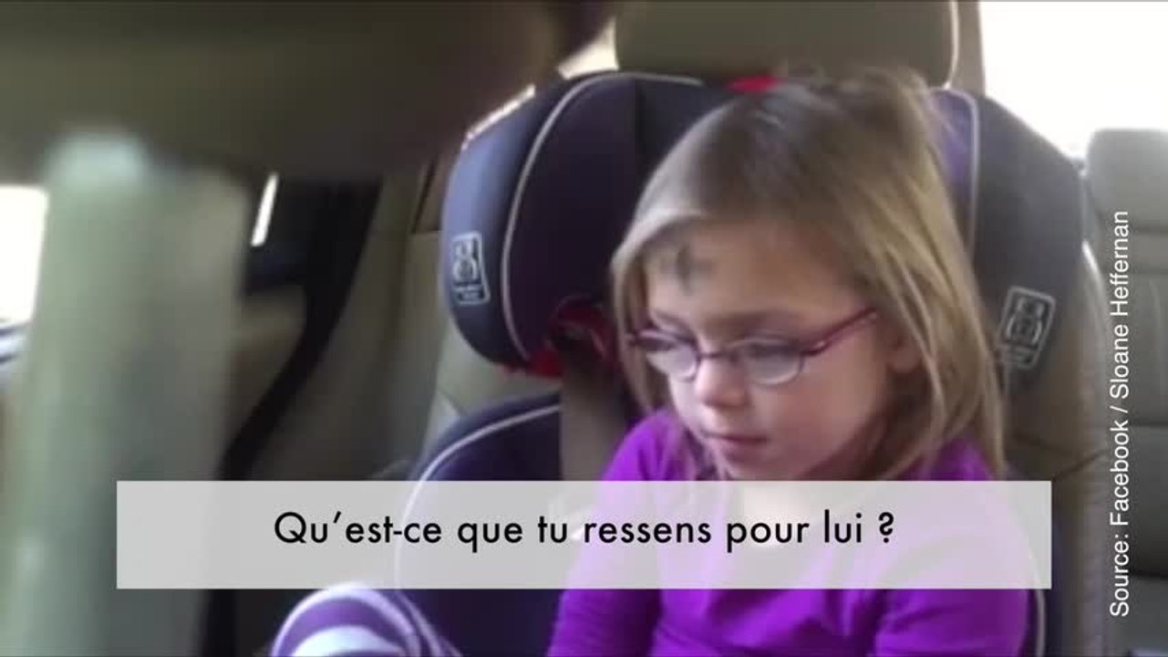 Cette petite fille est déjà très lucide sur sa première rupture