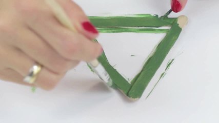 DIY : Suspension géométrique pour sapin de Noël