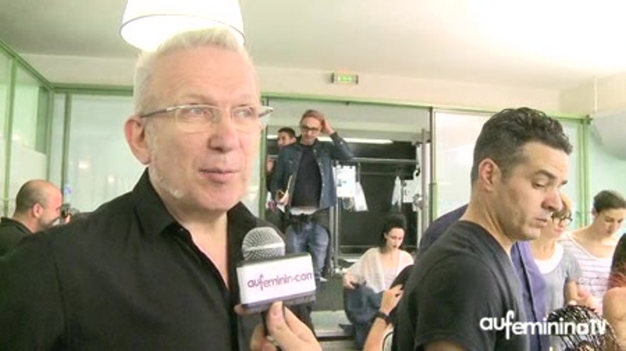 Défilé Jean Paul Gaultier backstage, vidéo make-up coiffure "couture"