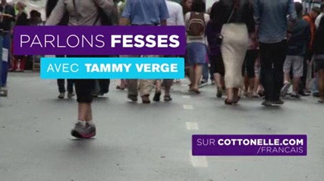 Tammy Verge visite une foire de rue pour parler fesses
