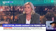 Marine Le Pen appelle ses électeurs à aller voter pour 
