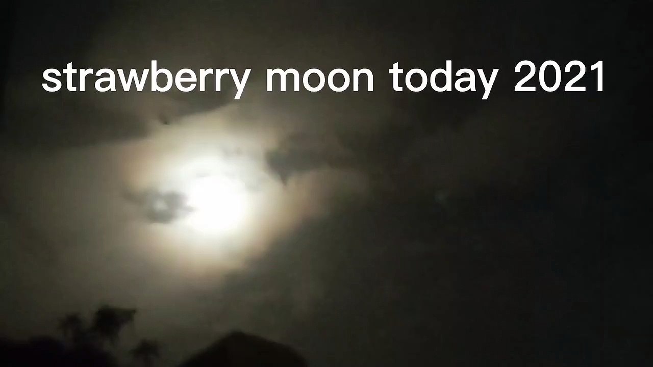 Strawberry Moon 2021 Near the earth