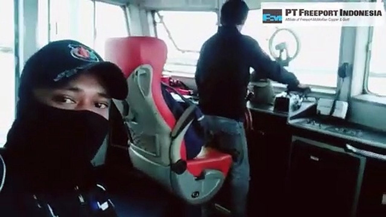 Ruang kemudi kapal ferry,Pt Freeport