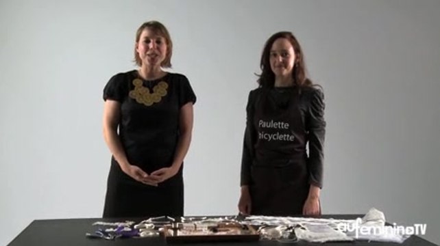 Bijoux de mariée : Réaliser un bijoux de mariée en dentelle en vidéo