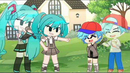 (FNF) Young Boyfriend and Miku | “I met my young OC” but different | Friday Night Funkin/Vocaloid