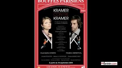 Frédéric Diefenthal Gwendoline Hamon - présentation pièce Kramer contre Kramer