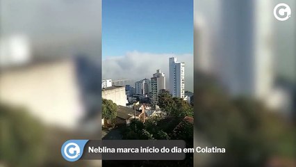 Neblina marca início do dia em Colatina