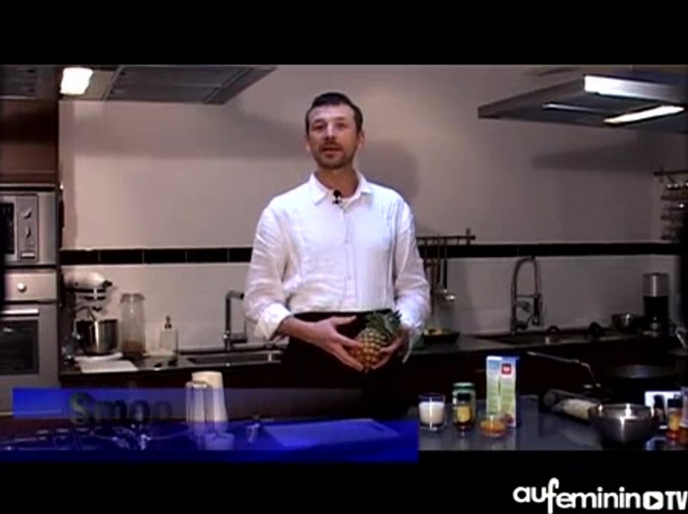 Smoothie d’ananas au pollen frais - Nutrivitalité de Frédéric Marr