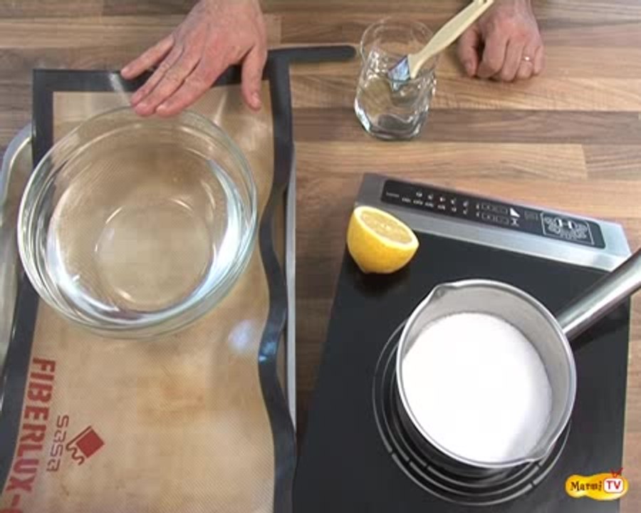 Technique en vidéo pour réaliser un décor en caramel dur